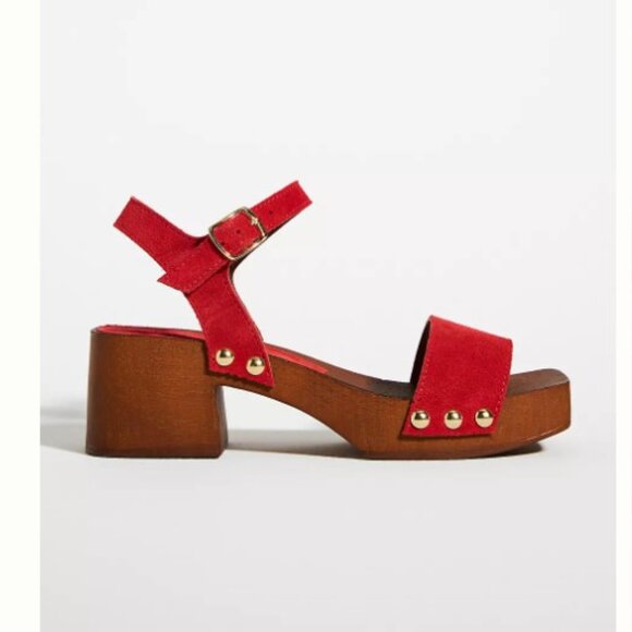 Anthropologie double strap heels - Picture 2 of 6